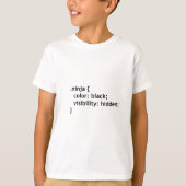 Ninja-code, script t-shirt (Voorkant)
