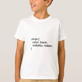 Ninja-code, script t-shirt