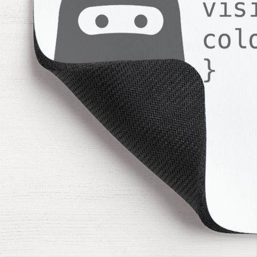 Ninja Computer Code Geeky Funny Muismat (Hoek)