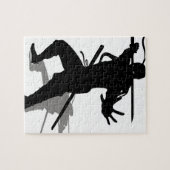 Ninja con sombra legpuzzel (Horizontaal)