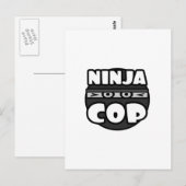 Ninja Cop Briefkaart (Voorkant / Achterkant)