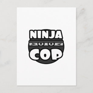 Ninja Cop Briefkaart