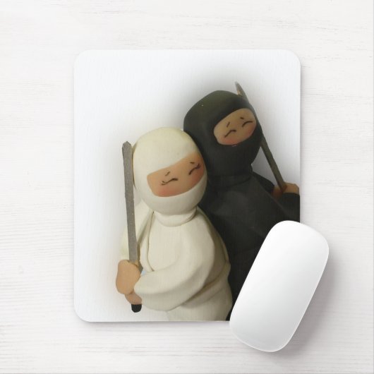 Ninja Couple Mousepad Muismat (Met muis)