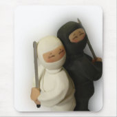 Ninja Couple Mousepad Muismat (Voorkant)