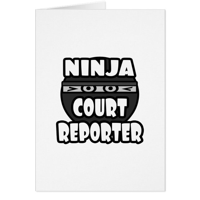 Ninja Court Reporter (Voorkant)