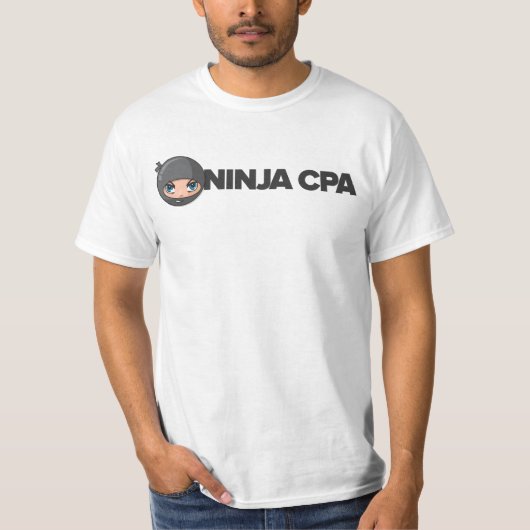 NINJA CPA-Mannen T-shirt (Voorkant)