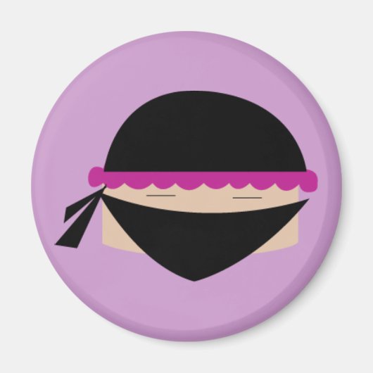 Ninja Cupcake Magneet (Voorkant)
