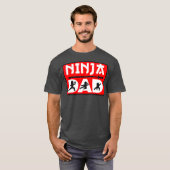 Ninja Dad Matching Family Ninja Warrior Funny T-shirt (Voorkant volledig)
