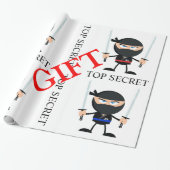 Ninja de Gift Guards Cadeaupapier (Uitgerold)