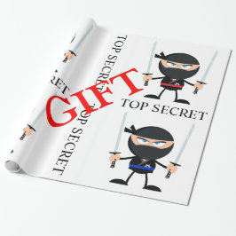 Ninja de Gift Guards Cadeaupapier