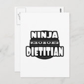 Ninja Dietitian Briefkaart (Voorkant / Achterkant)