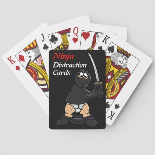 Ninja Distraction Cards Speelkaarten (Achterkant)