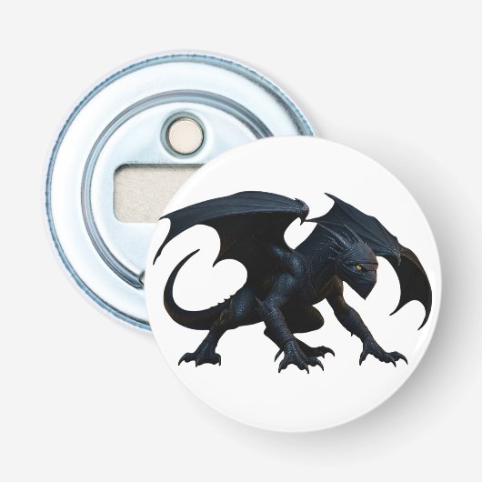 Ninja Draak Button Flesopener (Voorkant)