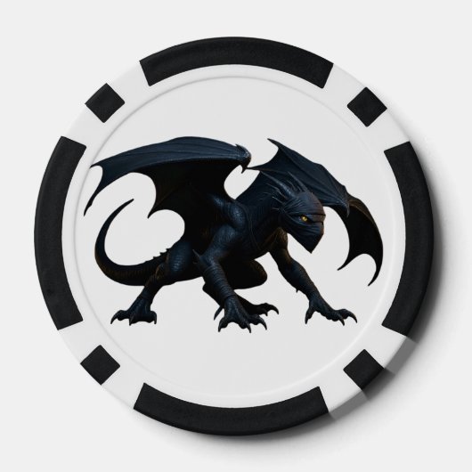 Ninja Draak Poker Chips (Achterkant)