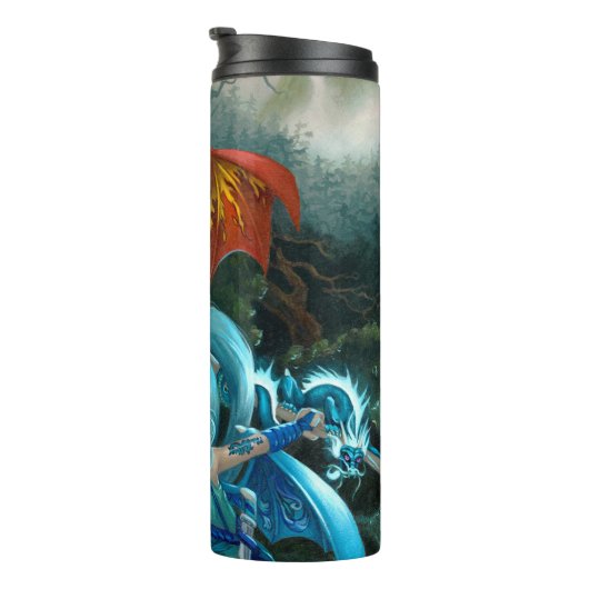 "Ninja Dragonlings" Thermosbeker (Geroteerd rechts)