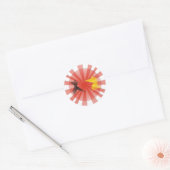 Ninja dromen ronde sticker (Envelop)