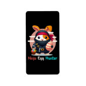 Ninja Egg Hunter Etiket (Voorkant)