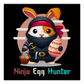 Ninja Egg Hunter Perfect Poster (Voorkant)