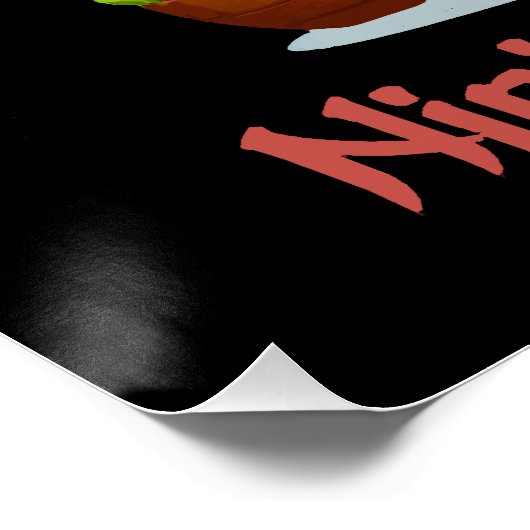 Ninja Egg Hunter Perfect Poster (Hoek)