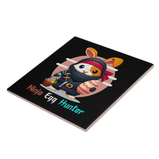 Ninja Egg Hunter Tegeltje (Zijkant)