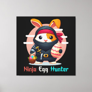 Ninja Eier Jager Canvas Afdruk