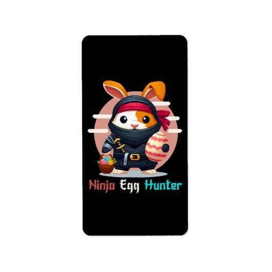Ninja Eier Jager Etiket (Voorkant)