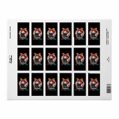 Ninja Eier Jager Etiket (Full Sheet)