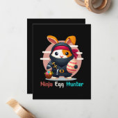 Ninja Eier Jager Notitiekaartje (Voorkant / Achterkant in situ)