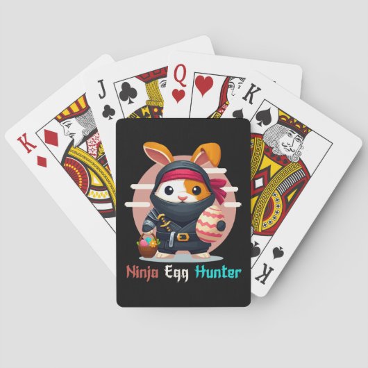 Ninja Eier Jager Pokerkaarten (Achterkant)