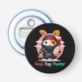 Ninja Eierjager Button Flesopener (Voorkant)