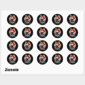 Ninja Eierjager Ronde Sticker (Vel)