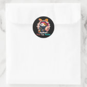 Ninja Eierjager Ronde Sticker (Tas)