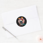 Ninja Eierjager Ronde Sticker (Envelop)