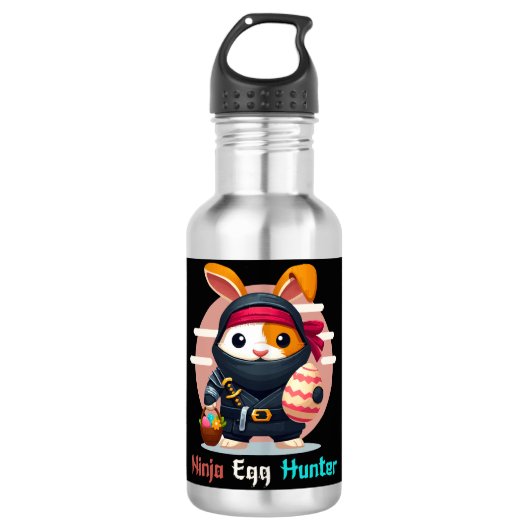 Ninja Eierjager Waterfles (Voorkant)