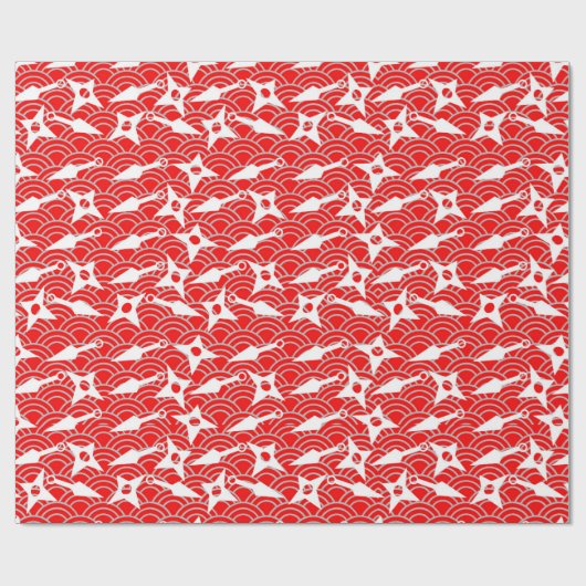 Ninja Elegance Wrapping Paper Cadeaupapier (Vlak)