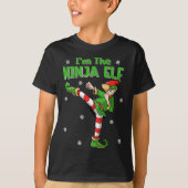 Ninja Elf Karate Taekwondo Martial Arts Mma Christ T-shirt (Voorkant)