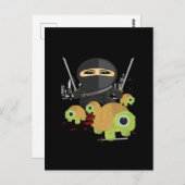Ninja en Turtles Briefkaart (Voorkant / Achterkant)