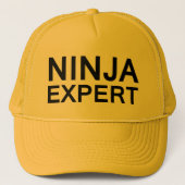 NINJA EXPERT preekt slogan trucker hat Trucker Pet (Voorkant)