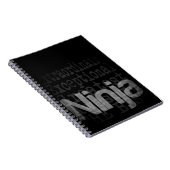 Ninja Extraordinaire Notitieboek (Rechterzijde)