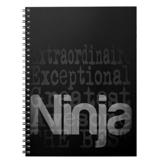 Ninja Extraordinaire Notitieboek (Voorkant)