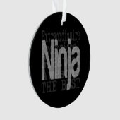 Ninja Extraordinaire Ornament (voorkant)