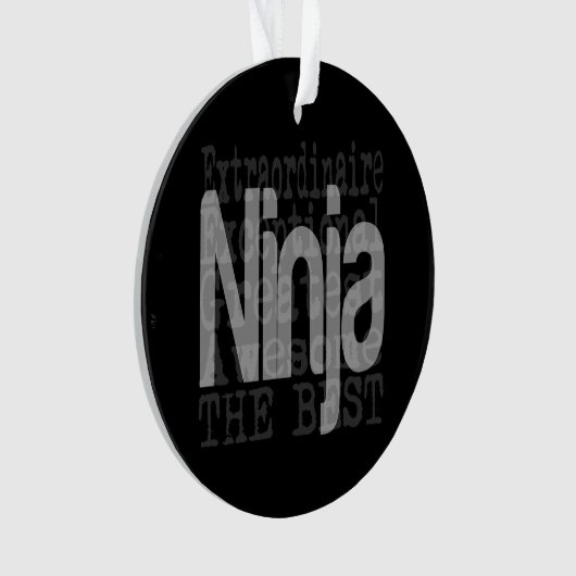 Ninja Extraordinaire Ornament (voorkant)