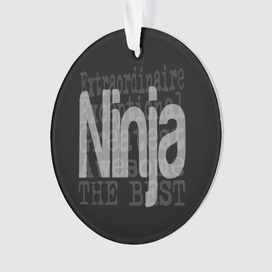Ninja Extraordinaire Ornament (voorkant)