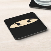 Ninja Face Bier Onderzetter (Linkerzijde)