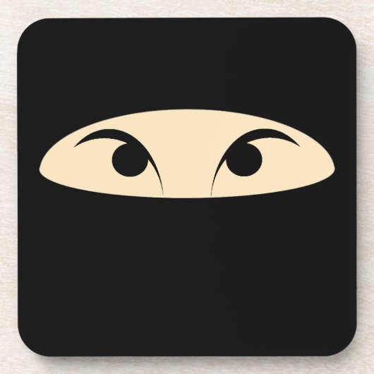 Ninja Face Bier Onderzetter (Voorkant)