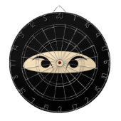 Ninja Face Dartbord (Voorkant)