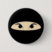 Ninja Face Ronde Button 5,7 Cm (Voorkant)