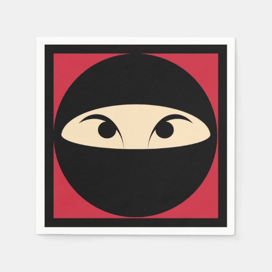Ninja Face Servet (Voorkant)