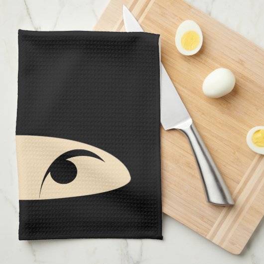 Ninja Face Theedoek (Quarter Fold)