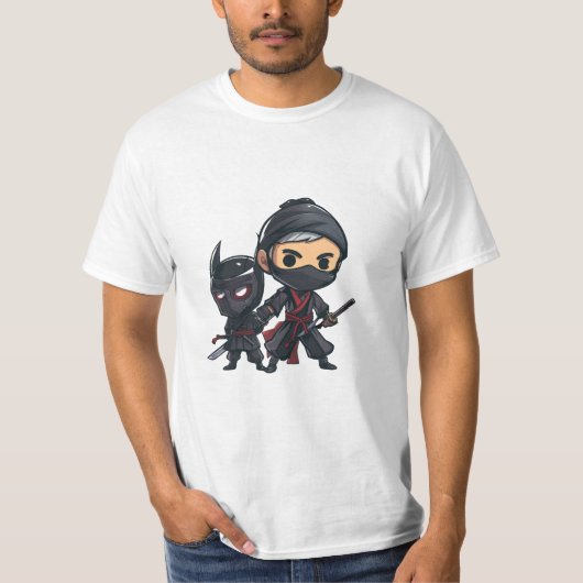 Ninja familie t-shirt (Voorkant)